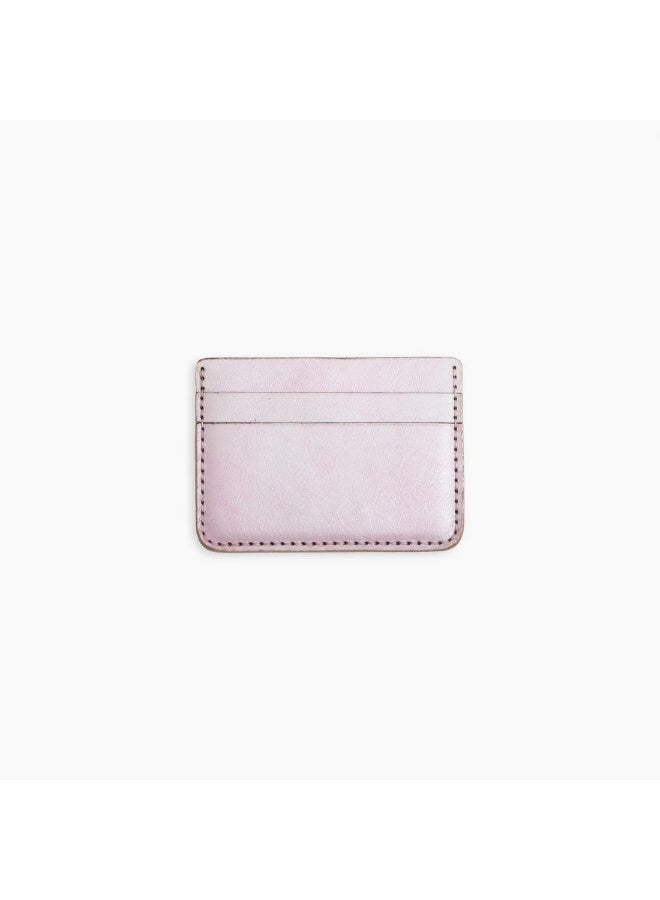 VELVET Elegant Powder Pink Cardholder for Women –  Minimalist Wallet with Multiple Card Slots – Stylish & Compact Purse Accessory  - Image 2