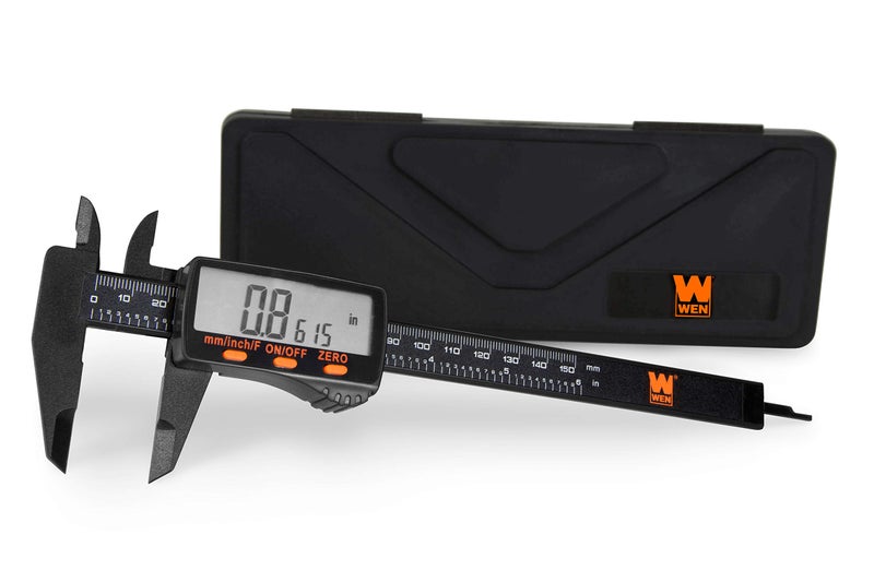 Wen WEN 10761 Electronic 6.1-Inch Digital Caliper with LCD Readout and Storage Case  - Image 1
