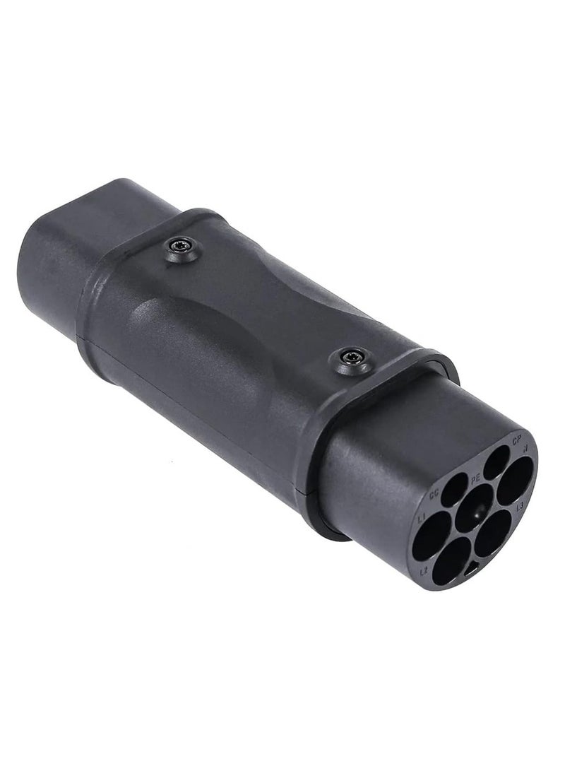 Quikr EV 32A 22KW Type2 To GBT Electric Vehicle Charging Connector Type 2 IEC 62196 To GB/T EV Socket Charging Adapter For Car Chargers  - Image 1