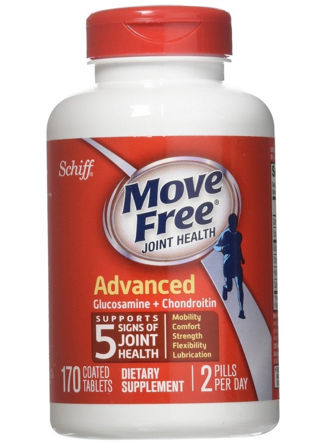 Schiff Move Free Joint Health Dietary Supplement, Advanced Glucosamine Chondroitin 170 Tablets - Image 1