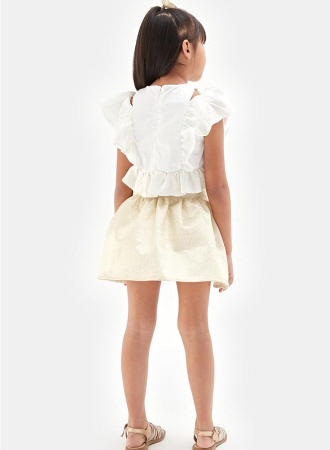 Tyess Girl Gold Skirt - Image 4