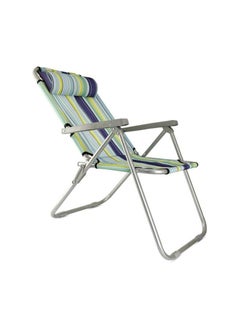 GO2CAMPS Camping Chair With Headrest-Folding Camping Chair-Picnic Chair High Quality Beach Chair For Garden Balcony Or Festivals Outdoor Collapsable Chair As Fishing Chair,Festival Chair (Multicolour)  - Image 1