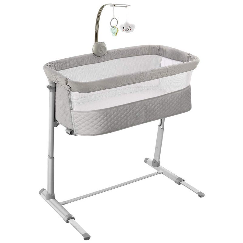 RONBEI Baby Bassinet Bedside Sleeper CribsBaby Bed to Bed Adjustable Portable for Newborn InfantBaby BoyBaby Girl - Image 2