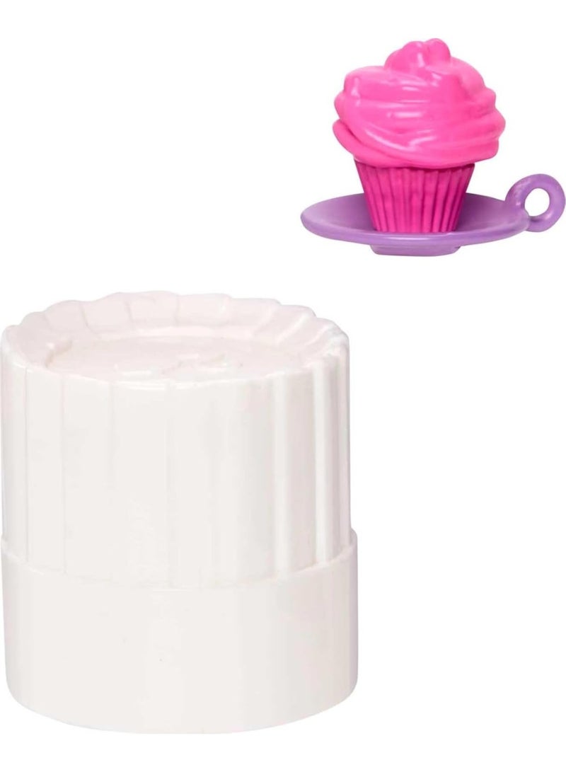 Barbie Doll & Accessories, Career Pastry Chef Doll with Hat, and Cake Slice - Image 5