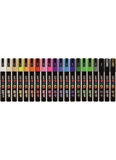 Uni Posca Marker Pc-3m (0.9-1.3mm) Painting Marker Set of 20  - Image 1