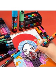 Uni Posca Marker Pc-3m (0.9-1.3mm) Painting Marker Set of 20  - Image 5
