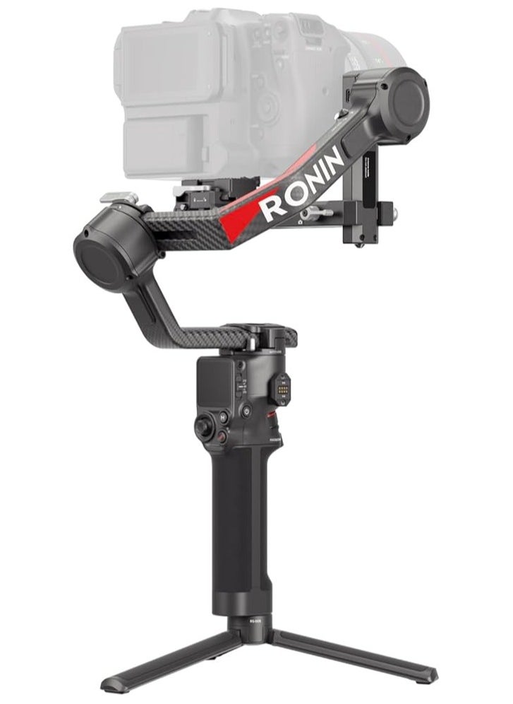 dji - DJI RS 4 Pro, 3-Axis Gimbal Stabilizer for DSLR & Cinema Cameras Canon/Sony/Panasonic/Nikon/Fujifilm, 2nd-Gen Native Vertical Shooting, 4.5kg (10lbs) Payload, Dual Focus & Zoom Motors - Image 1