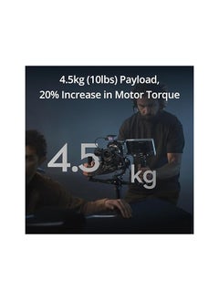 DJI RS 4 Pro، مثبت ثلاثي المحاور لكاميرات DSLR وكاميرات السينما، Canon/Sony/Panasonic/Nikon/Fujifilm، التصوير الرأسي الأصلي من الجيل الثاني، حمولة 4.5 كجم (10 أرطال)، محركات تركيز وتكبير مزدوجة - pzsku/ZA60D901702E2EF00FFE1Z/45/_/1733521639/d2d2f87a-5e5a-426c-b759-8830d956789c