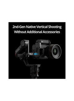 DJI RS 4 Pro، مثبت ثلاثي المحاور لكاميرات DSLR وكاميرات السينما، Canon/Sony/Panasonic/Nikon/Fujifilm، التصوير الرأسي الأصلي من الجيل الثاني، حمولة 4.5 كجم (10 أرطال)، محركات تركيز وتكبير مزدوجة - pzsku/ZA60D901702E2EF00FFE1Z/45/_/1733521649/340888c2-4f2e-4510-9d0b-7c6671a7a23b