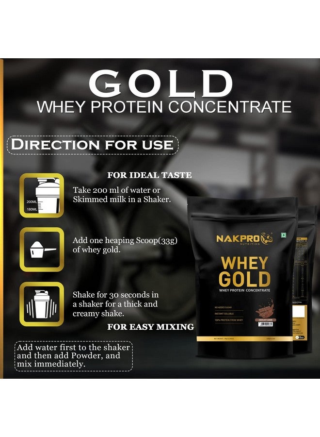 NAKPRO مسحوق بروتين مصل اللبن نك برو جولد مع زجاجة خلط | مسحوق مكمل بروتين مصل اللبن سريع الهضم للرجال والنساء والرياضيين (شوكولاتة، 1 كجم + زجاجة خلط سعة 500 مل) - Image 5