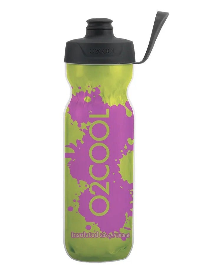 أو2 كول زجاجة مياه معزولة بضغط القطب الشمالي من شورلوك، 20 أونصة، لون