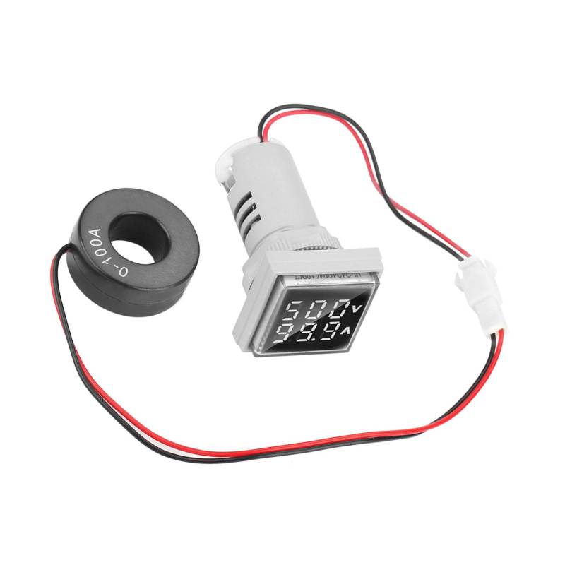 LED Digital Voltmeter Ammeter 60-500V 0-100A AC - Clear Display High Accuracy Voltage Current Meter for Electrical Monitoring - Image 3