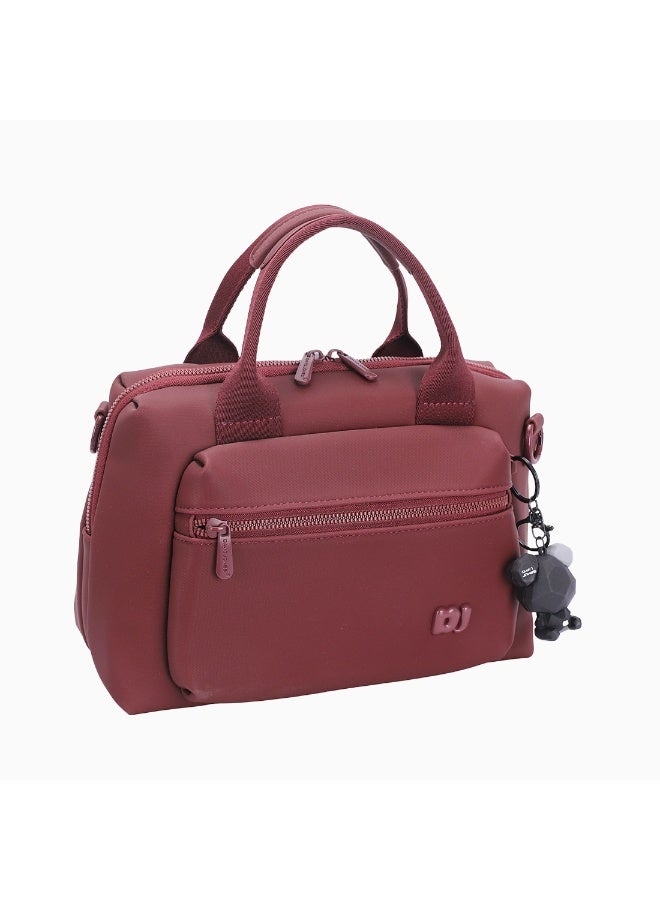 David Jones PU tote bag with compartment multi pocket bag for work, Gym , school and everyday- Light weight and durable handbag with extra cross body adjustable strap model cm7687 - Image 5