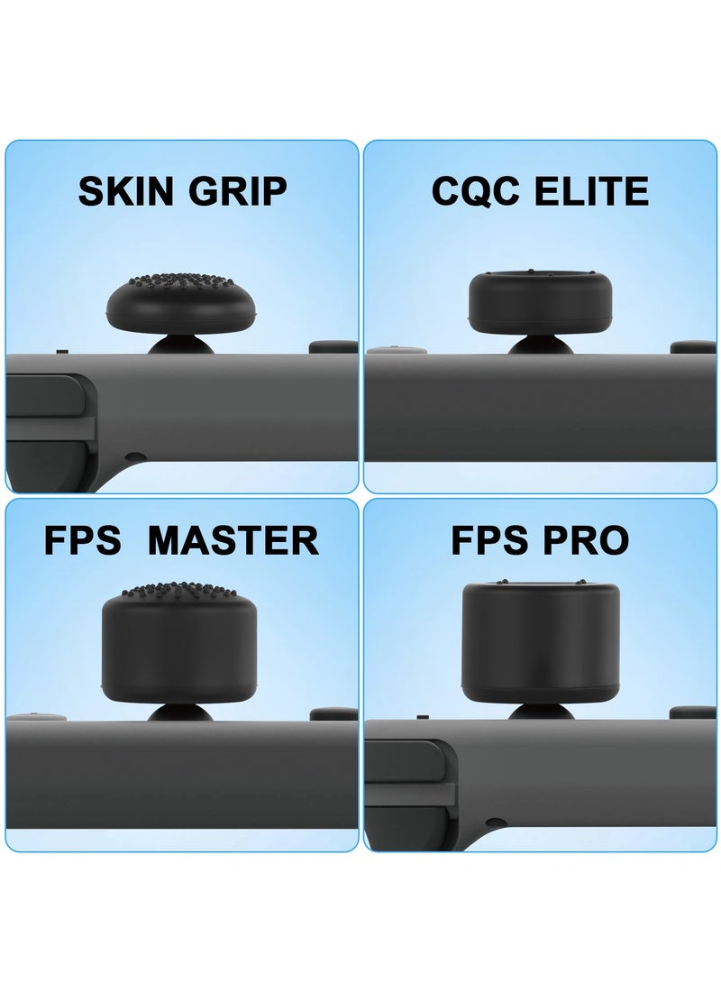 Necomi 4-Pair Thumb Grips Silicone for Switch 2, Analog Stick Covers Thumbstick, Controller Replacement Joystick Cap - Image 2