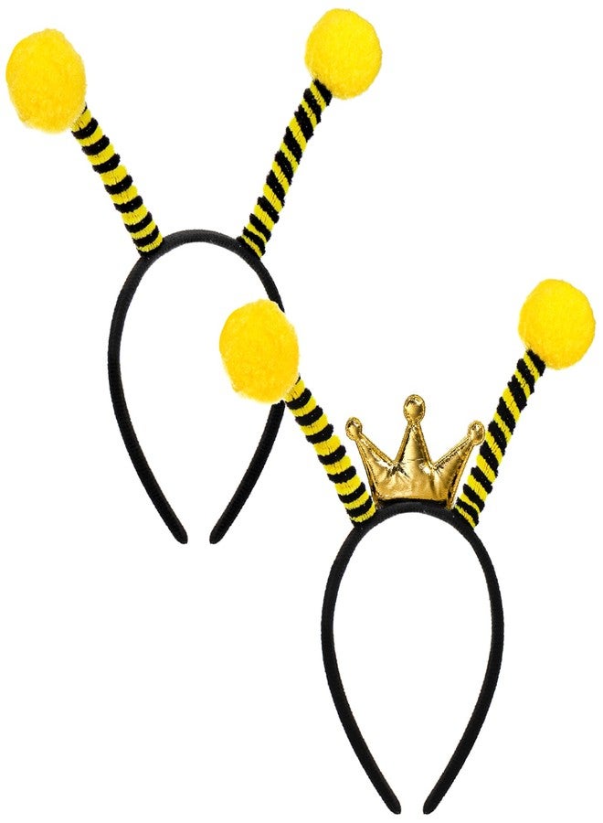 Eorbow 5 Pack Bee Costume Set, Bee Wings with 2 Antenna Headbands and 2 Glasses, Bees Outfit for Men, Women, and Kids, Bees Dress Up Accessories for Birthday, Halloween, Cosplay Party, Yellow - Image 5