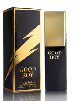 Good Boy Bold Boy EDP 3.4 fl Oz - Blend of Fresh Citrus, Spice & Amber Accord - Top Notes of Pink & White Pepper & Italian Green Bergamot - Base of Tonka Bean & Cacao - Paraben Free - Elegant 100ml Bottle  - Image 1