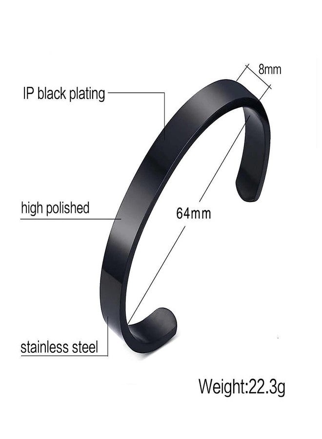 ONE POINT COLLECTIONS Men's High Plated Stainless Steel Cuff Style Adjustable Men's Kada For Boys and Men(Pack Of 2) - Image 3