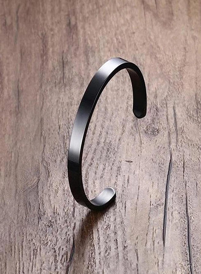 ONE POINT COLLECTIONS Men's High Plated Stainless Steel Cuff Style Adjustable Men's Kada For Boys and Men(Pack Of 2) - Image 4