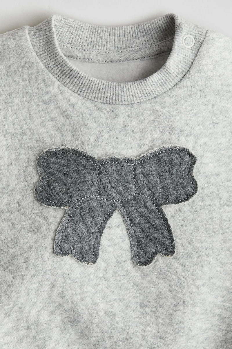 H&M Appliquéd sweatshirt
