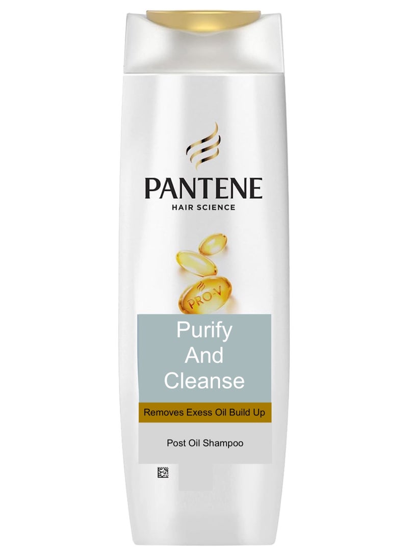 Pantene Pantene Pro-V Purify and Cleanse, Post Oil Shampoo, 400ml  - Image 1