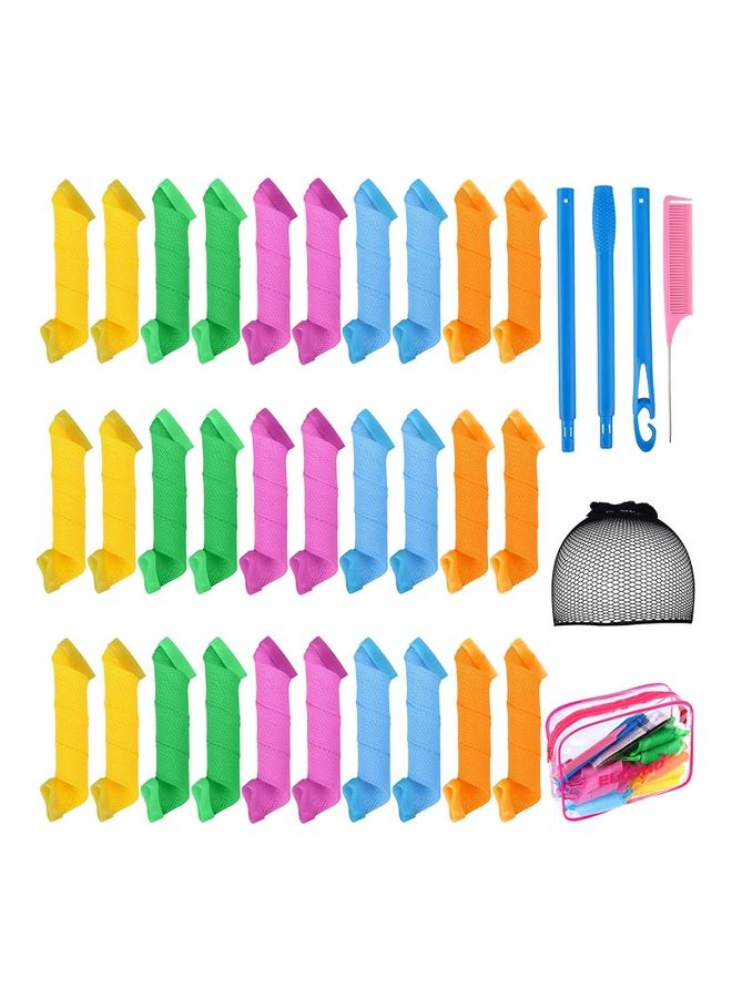NIBEMINENT 30-Piece Hair Curler Set Multicolour - Image 1