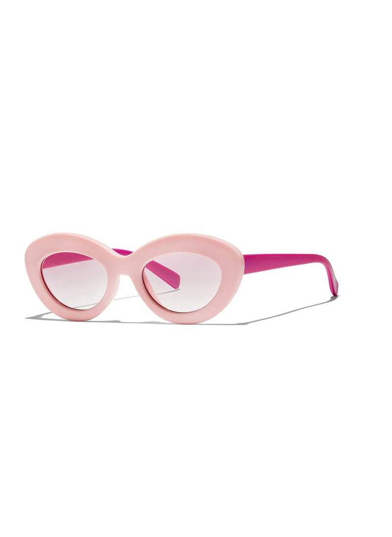 Blackout Rosie,Women Sunglasses, Oval Sunglasses, UV Protection: UV400 (Pink,Pink)  - Image 1