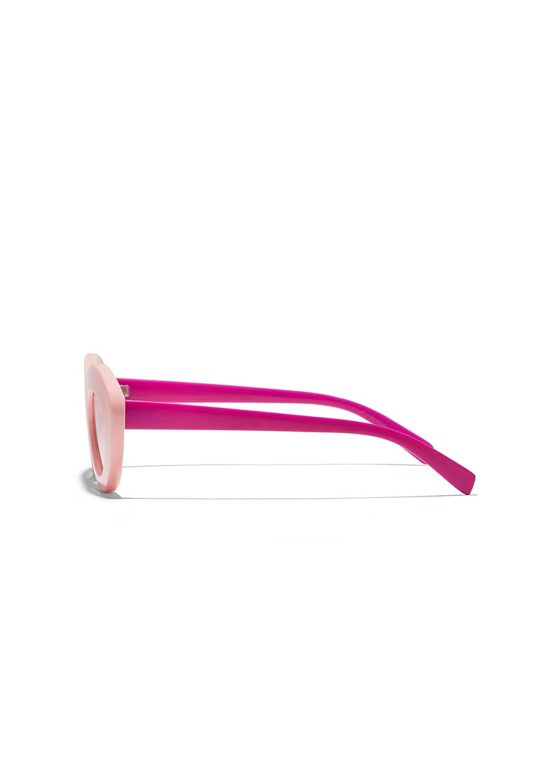 Blackout Rosie,Women Sunglasses, Oval Sunglasses, UV Protection: UV400 (Pink,Pink)  - Image 3