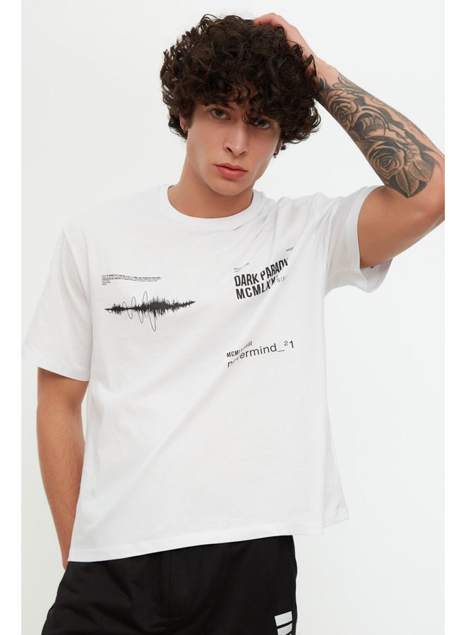 Man T-Shirt White