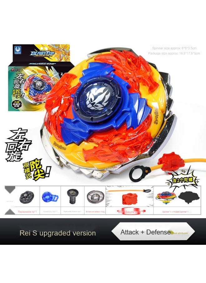 NIBEMINENT - New Seer No. Gyro Toy - Double-Layer Battle God Alliance Super Transforming Thunder Ray Toy - Image 1