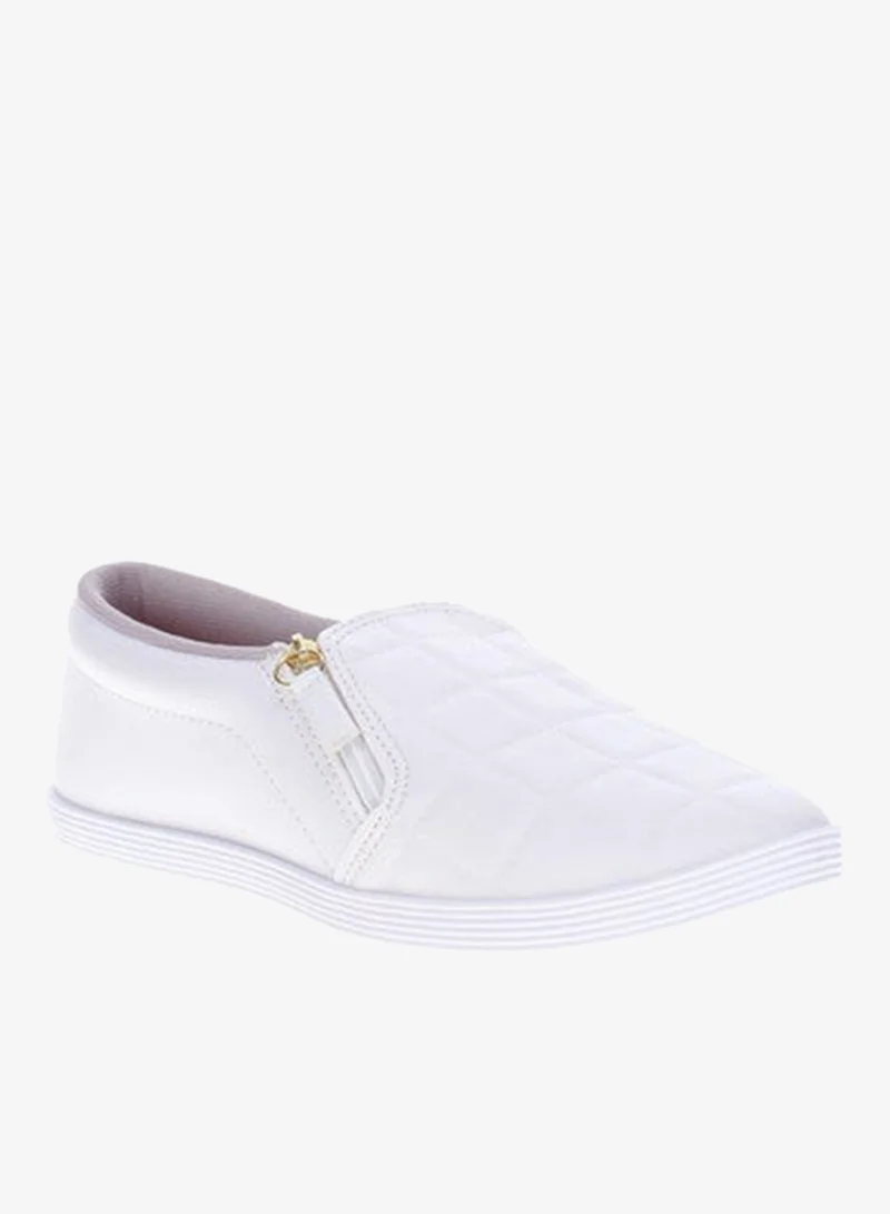Beira Rio Beira Rio Ladies Closed/Flat Shoes White | Made In Brazil