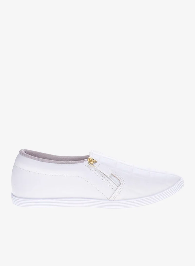 Beira Rio Ladies Closed/Flat Shoes White | Made In Brazil