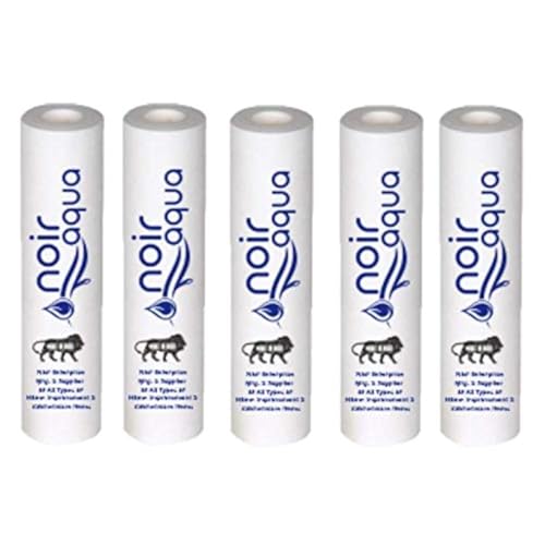 Noir Aqua PP Spun Filter/Cartridge for All Types of RO Water purifiers (10 Inch, 5 Micron) Pack of 5 | RO Water Purifier Cartridge, RO Spun Filter Cartridge Sponge Replacement Water Filter Candle - Image 5