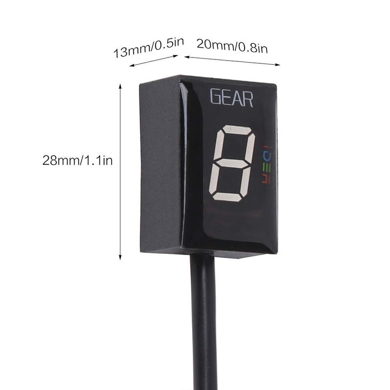 IDEA Waterproof Motorcycle Gear Indicator for Yamaha - LED Digital Display Shift Lever Sensor (Blue) - Image 4