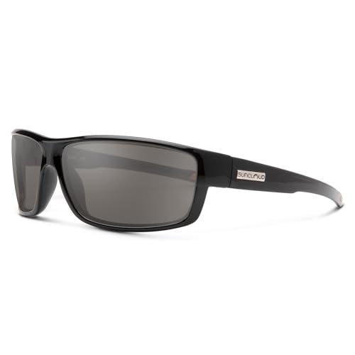 Suncloud Voucher Polarized Sunglasses, Black Frame, Gray Lens - Image 5