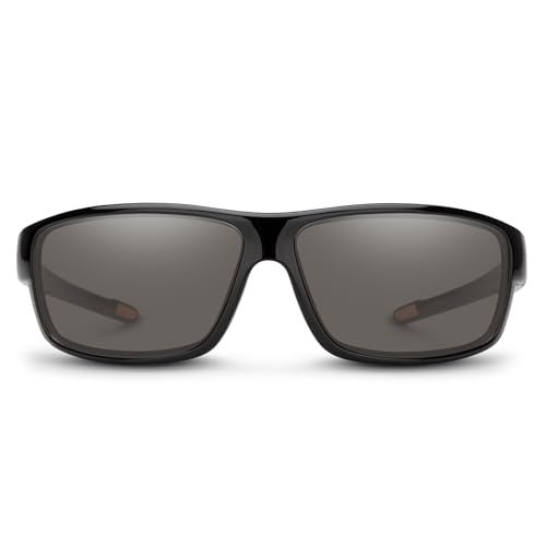 Suncloud Voucher Polarized Sunglasses, Black Frame, Gray Lens - Image 2