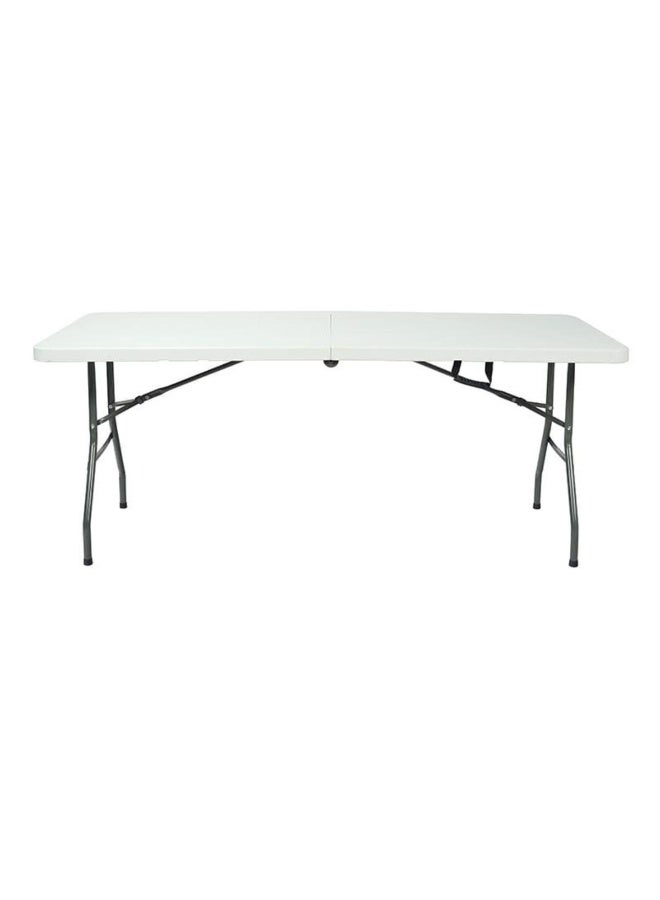 Tradeo 6-Feet Heavy-Duty Foldable Table with Built-In Handle & Steel Legs – Portable for Indoor & Outdoor Use - Image 2