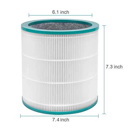 JASENG Replacement Filter for Dyson TP01 TP02 TP03 BP01 AM11 Dyson Tower Purifier Pure Cool Link, Replaces Part # 968126-03 - Image 3