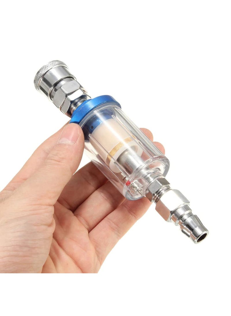 Digital Craft Digital Craft 14 Inline Air Oil Water Separator Filter Kit for Compressor Spray Paint Gun Tools  - Image 3
