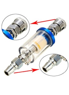 Digital Craft Digital Craft 14 Inline Air Oil Water Separator Filter Kit for Compressor Spray Paint Gun Tools  - Image 2
