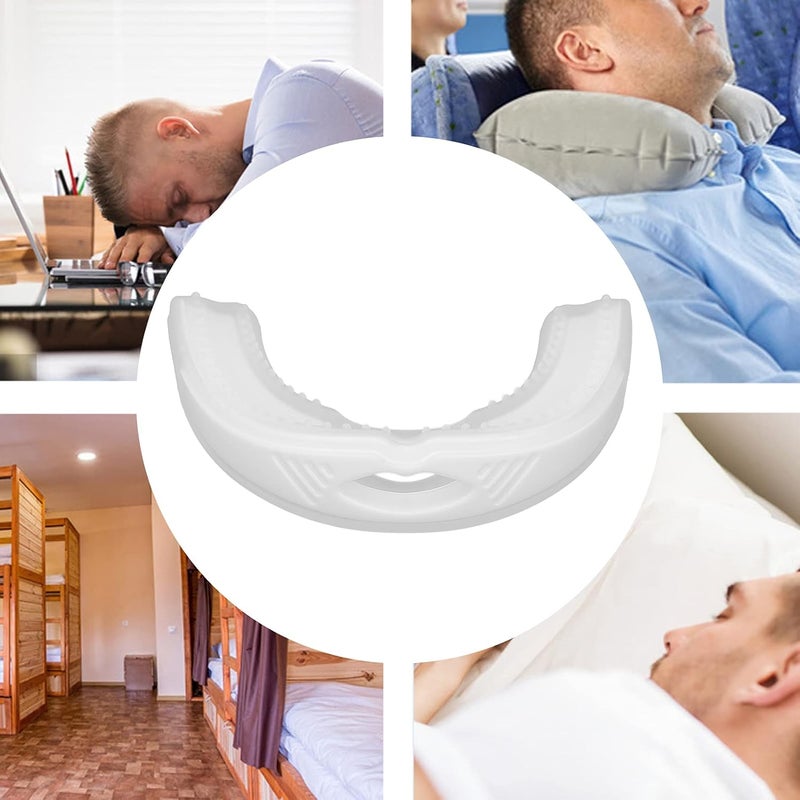 klarako Anti\u2011Snoring Mouth Guard, Household Silicone Sleep Anti-Snoring Device, Portable Upgraded Corrective Mouth Breathing Anti Snoring Mouth Guard Prevent Teeth Grinding(#1) - Image 3
