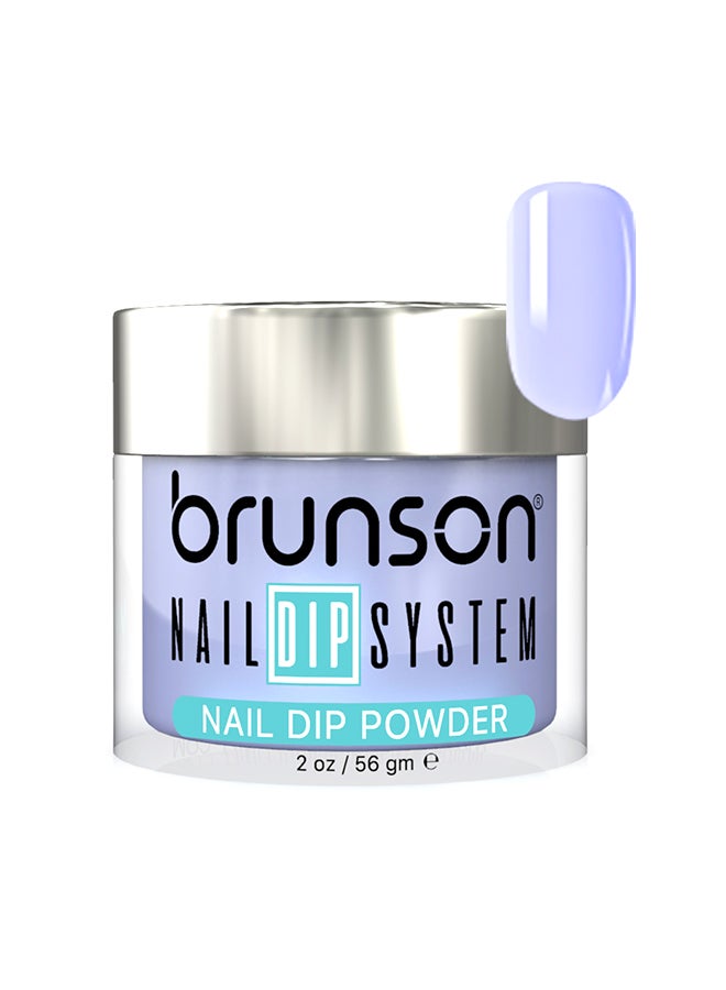 brunson Nail Dip Powder Dip And Buff System Color 56gm, French Nail Art Starter Manicure Salon DIY At Home Odor Free And Long Lasting No Needed Nail Lamp Curing DBK062