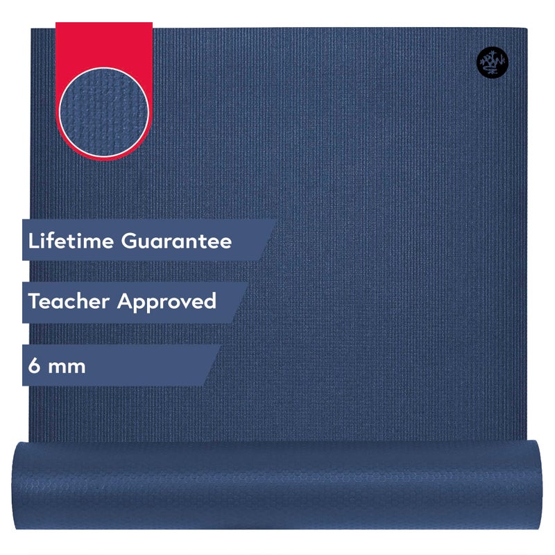 Manduka PRO Yoga Mat Premium 6mm Thick Mat Eco Friendly OekoTex Certified Ultra Dense Cushioning for Support Stability in Yoga Pilates Gym and Any General Fitness Odyssey 71 x 26