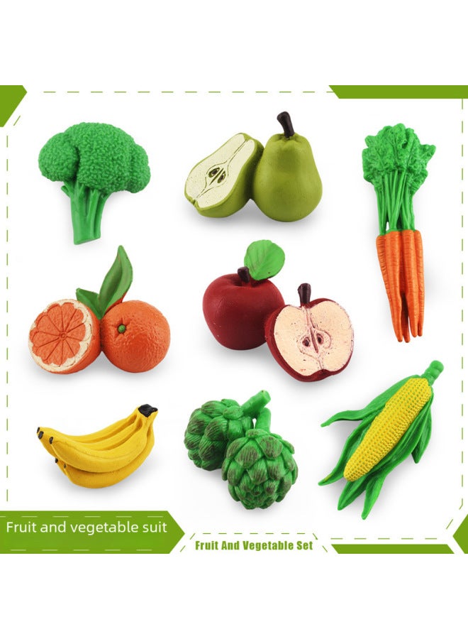 Simulation Fruit And Vegetable Suit For Apple Pear Orange Banana Carrot Corn Broccoli Artichoke Desktop Toy-Specifications:BL-1197 Fruits And Vegetables 103g  - Image 4