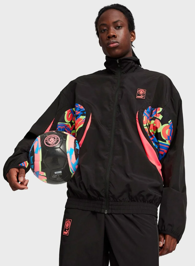 PUMA Manchester City Football Club FtblNrgy Woven Jacket