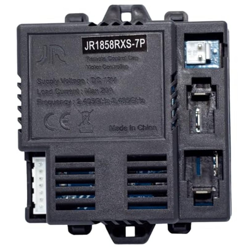 جهاز استقبال سيارة الأطفال الكهربائية JR1858RXS-7P بتصميم 7 دبابيس يعمل عند التوصيل - يعيد التحكم اللاسلكي لأجهزة تحكم السيارات الكهربائية من أجل مراقبة الوالدين - Image 1