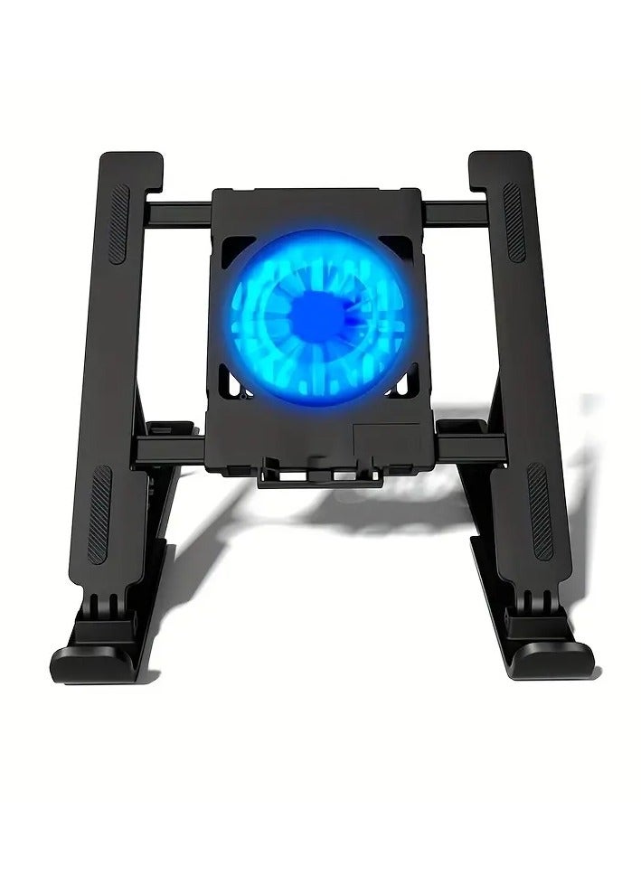 Laptop Cooling Stand – Durable PC Material, Compact & Portable Design, Efficient Heat Dissipation for Gaming & Work, Modern Aesthetic Laptop Accessory - Image 1