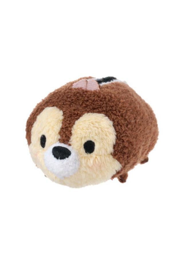 Cartoon Anime Tsum Mouse Refueling Duck Strawberry Pine Squirrel Screen Wipe Pendant Stacked Music Doll Plush Toy-Color:Qi Qi-Height:9*5*6cm - Image 1