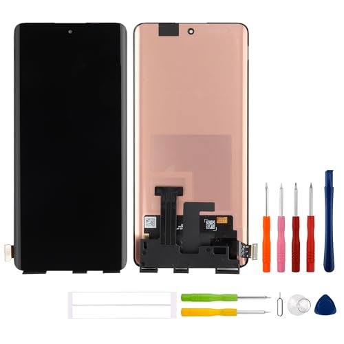 SWARK New AMOLED LCD Display Compatible with Realme 11 Pro+ Realme 11 Pro Plus/Realme 11 Pro/Realme 10 Pro+ Touch Screen Digitizer Assembly Replacement with Upgraded Repair Tools Kit-Black - Image 1