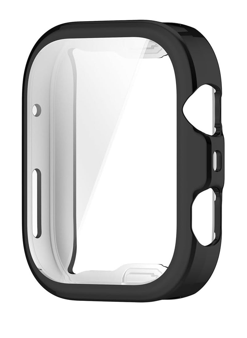 جراب واقي للشاشة لساعة هواوي واتش فيت 4 2025 جراب واقي للشاشة من السيليكون جراب واقٍ مضاد للخدش والغبار اسود - Image 3