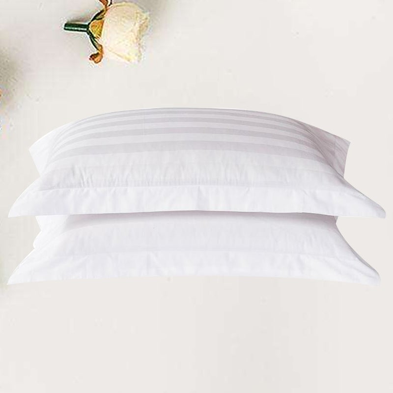 4 pcs 80x50cm Pillowslip Cotton Pillow Case Pillow Cover Bedding for Hotel Guesthouse - Image 1
